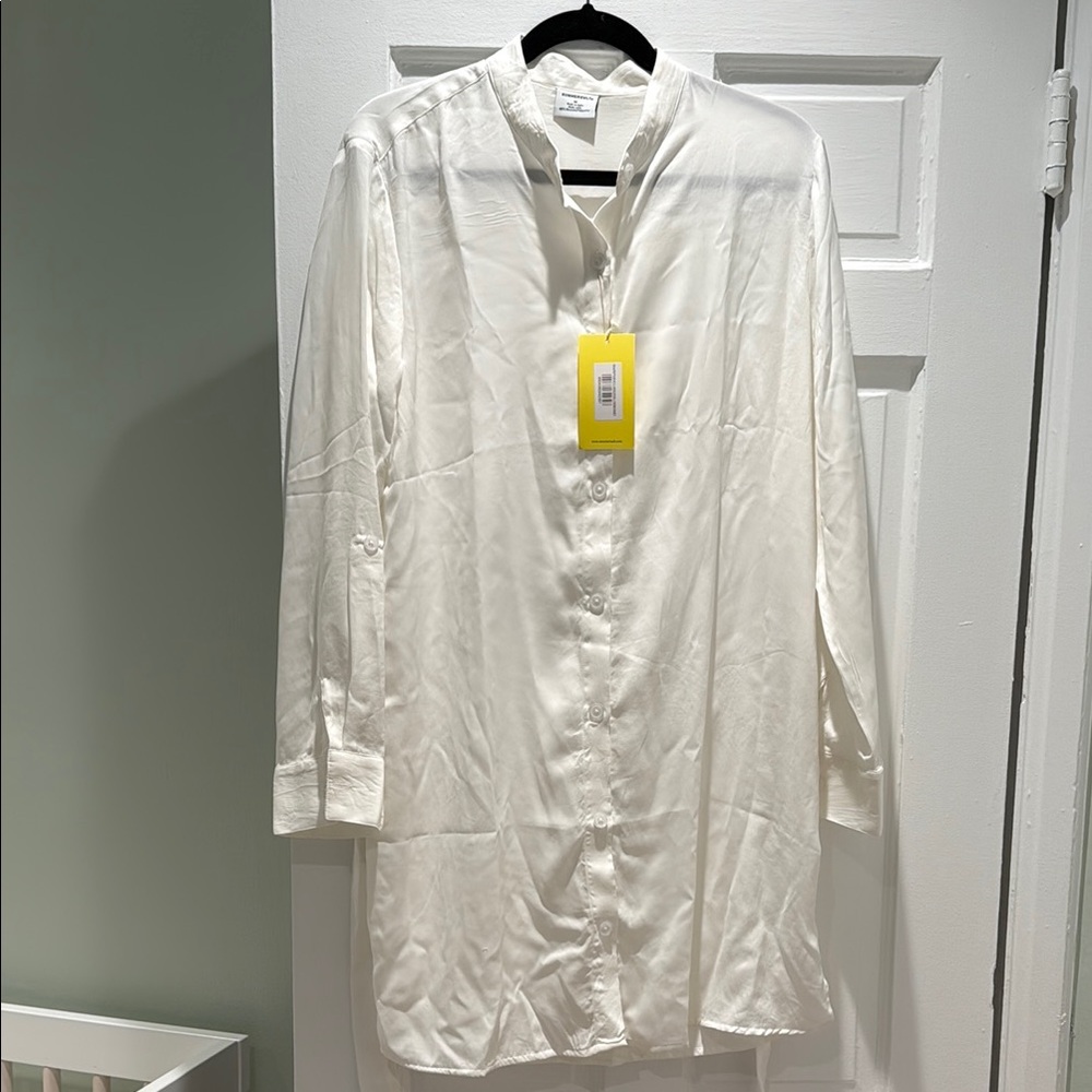 Summersalt Silky Luxe Short Effortless Shirtdress Cover-Up
